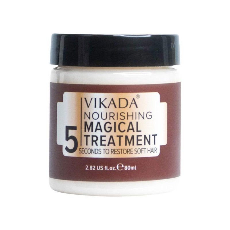 VIKADA Deep Moisturizing Hair Mask, Smoothing Conditioner, No-Steam Hydrating and Repairing Frizz-Reducing Hair Treatment